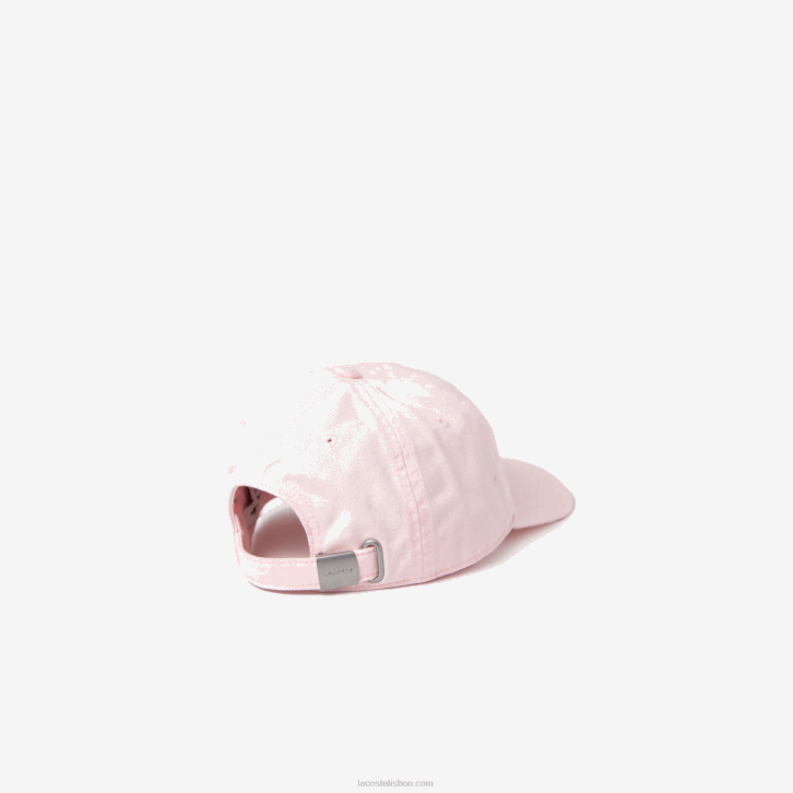 crianças Lacoste rosa claro t03 boné de distintivo de efeito cômico 08D03273