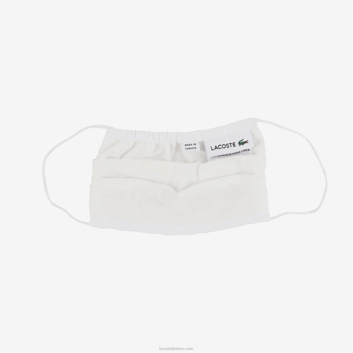 crianças Lacoste azul marinho vermelho branco db3 pack de 3 máscaras de proteção facial em algodão 08D03280