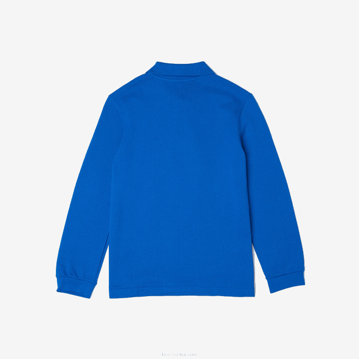 crianças Lacoste azul k1q polo regular fit petit piquet 08D02943