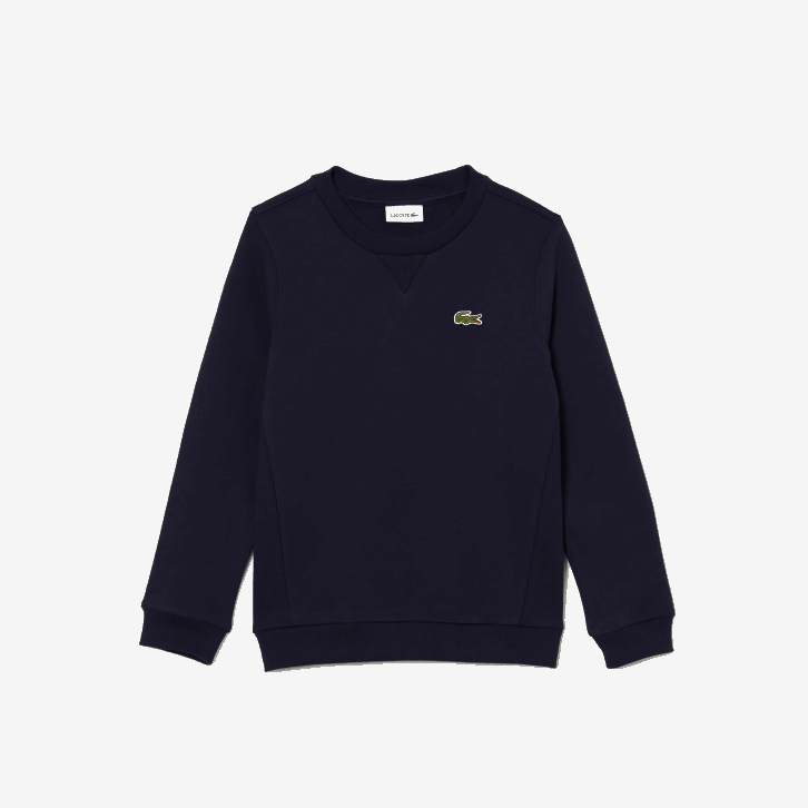 crianças Lacoste azul marinho 166 moletom de lã de algodão 08D02973
