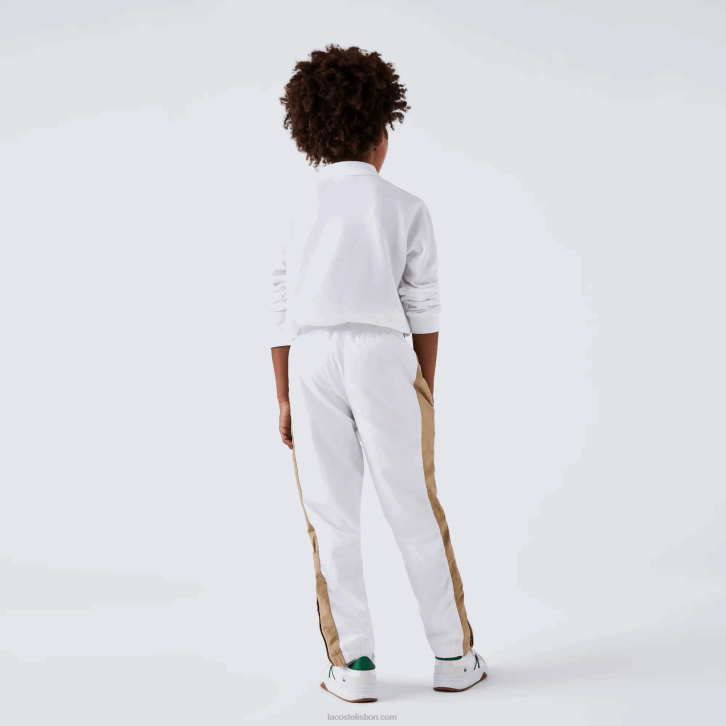 crianças Lacoste branco 001 polo regular fit petit piquet 08D02944