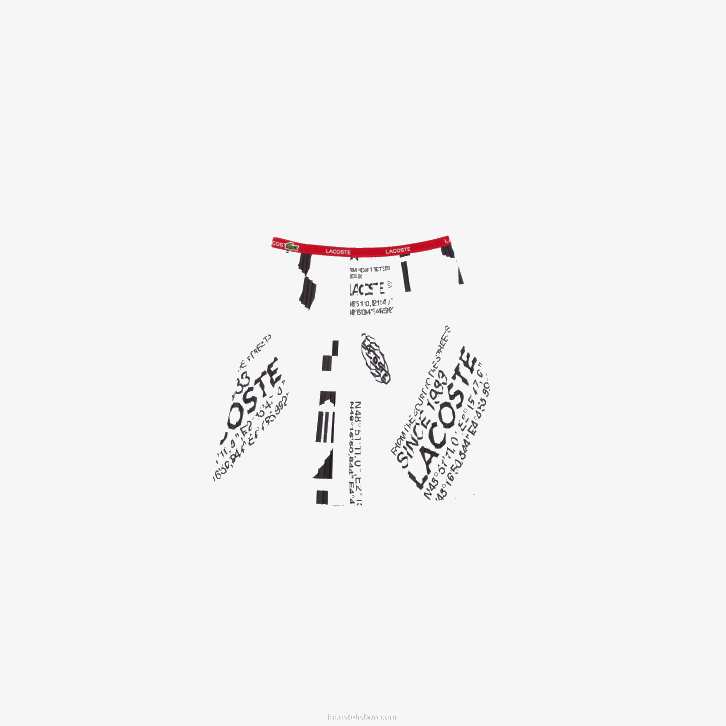 garotas Lacoste branco 001 saia plissada de jérsei 08D03291