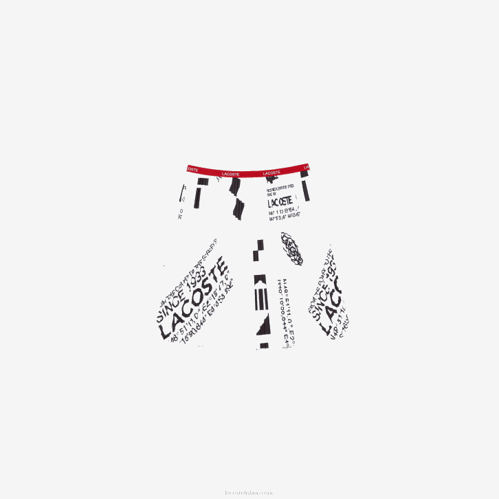 garotas Lacoste branco 001 saia plissada de jérsei 08D03291