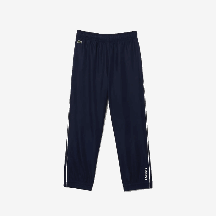 Rapazes Lacoste azul marinho 166 calça esportiva 08D03110