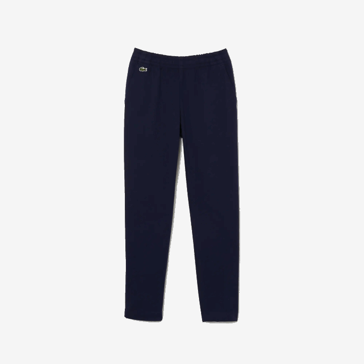 Rapazes Lacoste azul marinho 166 chino de gabardine de algodão elástico 08D03269