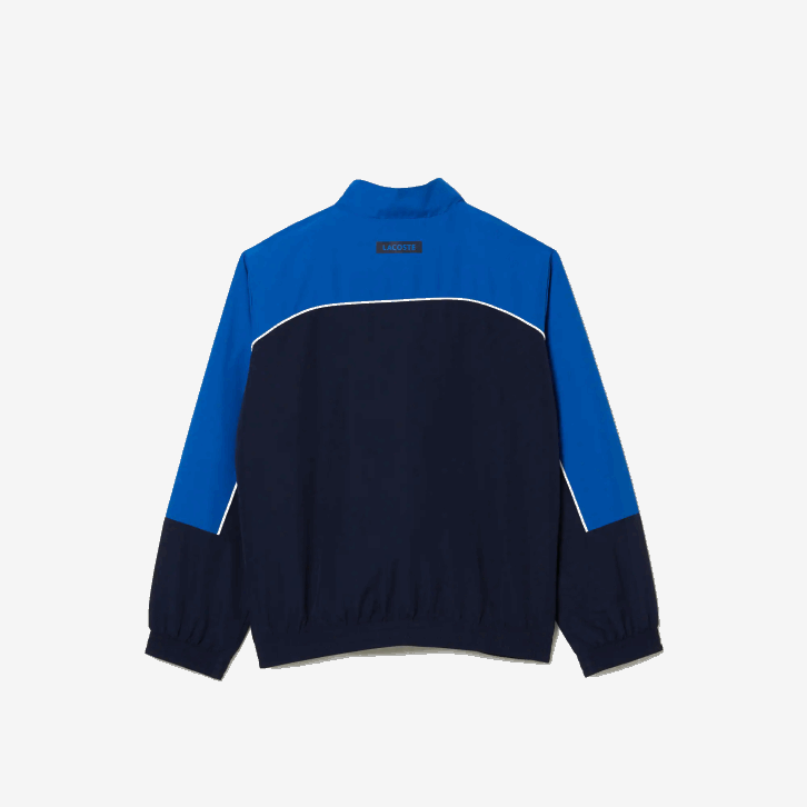 Rapazes Lacoste azul marinho 976 agasalho esporte color block 08D03209