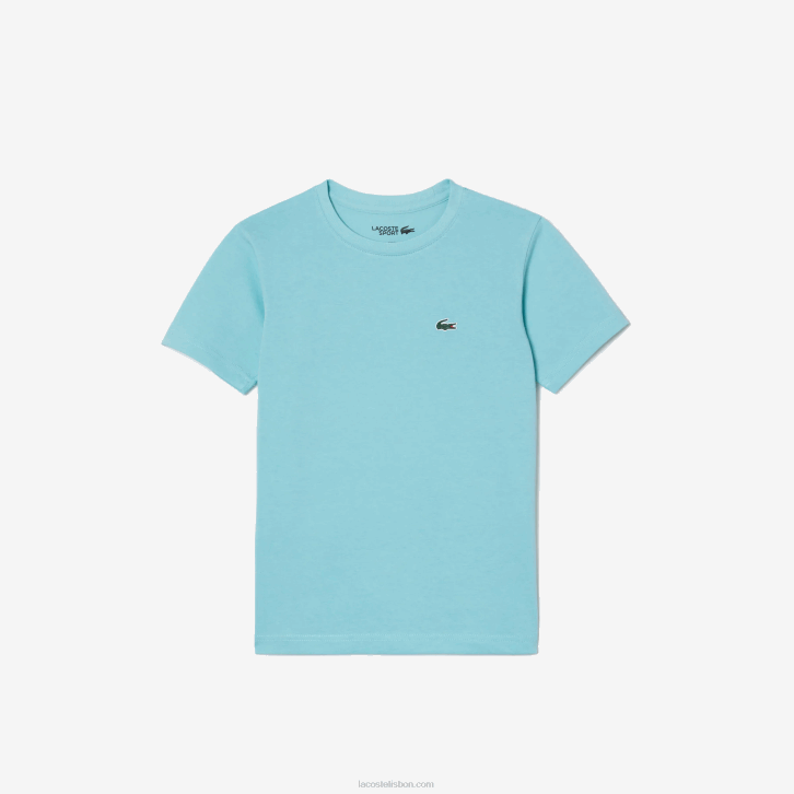Rapazes Lacoste perfeito lgf camiseta esportiva de mistura de algodão respirável 08D03036
