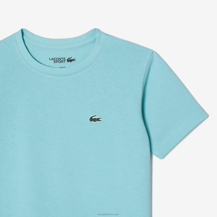Rapazes Lacoste perfeito lgf camiseta esportiva de mistura de algodão respirável 08D03036