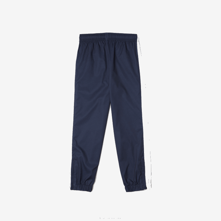 Rapazes Lacoste vermelho branco azul cf1 conjunto jogger tênis x daniil medvedev 08D03043