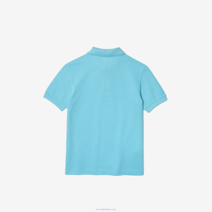 crianças Lacoste azul 3n0 polo regular fit petit piquet 08D03117