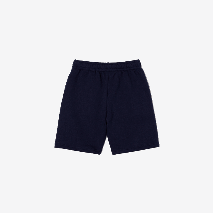 crianças Lacoste azul marinho 166 shorts de lã de algodão escovado orgânico 08D03100