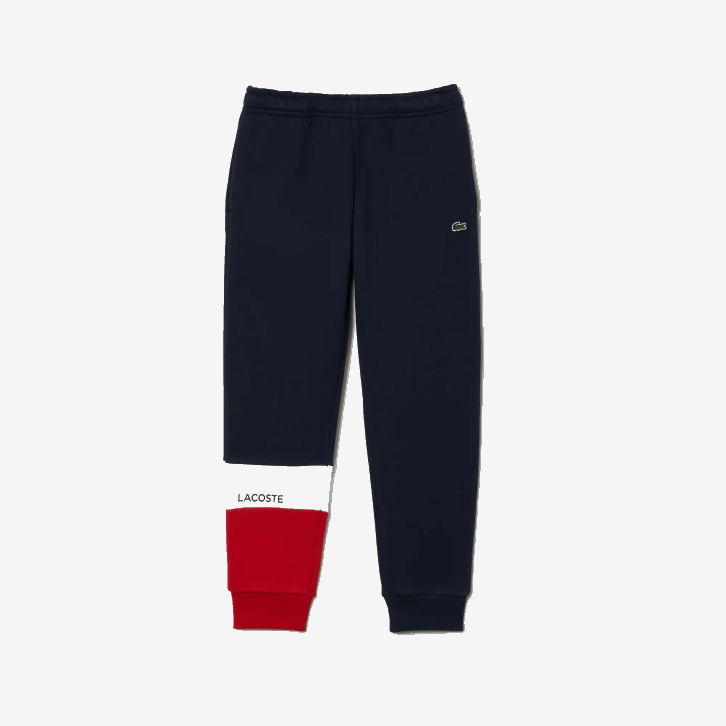 crianças Lacoste azul marinho branco vermelho lei calça de marca 08D03215