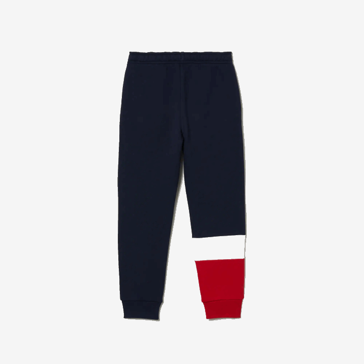 crianças Lacoste azul marinho branco vermelho lei calça de marca 08D03215