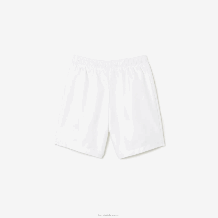 crianças Lacoste branco 001 calções desportivos de diamante 08D03074