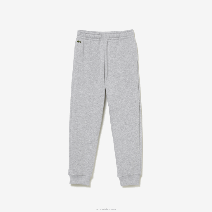 crianças Lacoste chine cinza cca calça de treino colorblock 08D03198