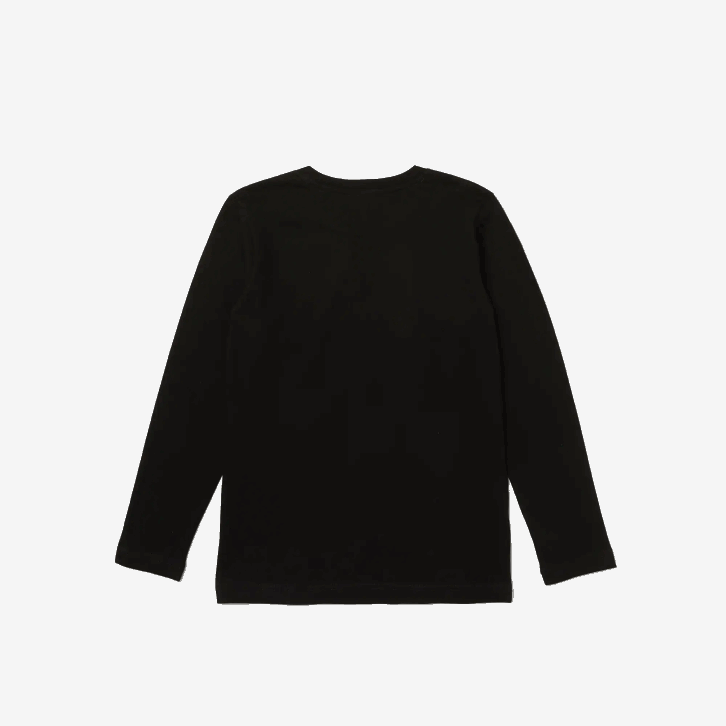 crianças Lacoste preto 031 camiseta de jérsei de gola redonda 08D03141