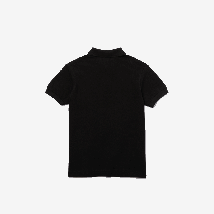 crianças Lacoste preto 031 polo regular fit petit piquet 08D03001