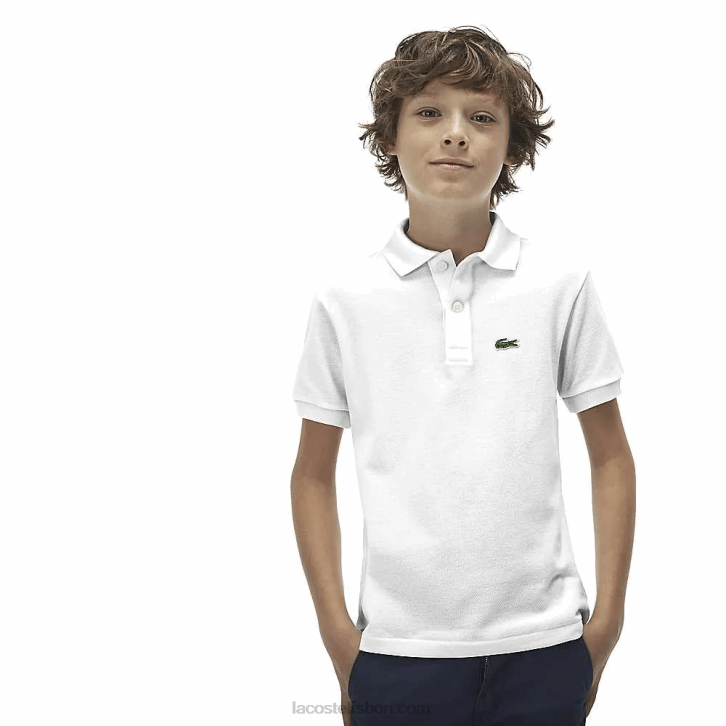 crianças Lacoste preto 031 polo regular fit petit piquet 08D03001