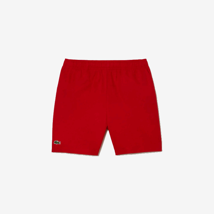 crianças Lacoste vermelho 240 calções desportivos de diamante 08D03073