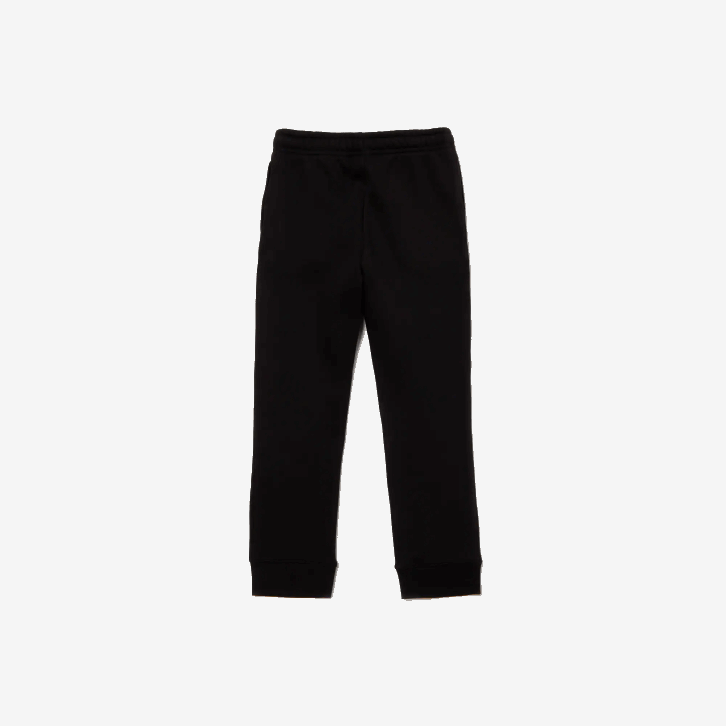 crianças Lacoste preto 031 calça de moletom esportiva 08D03216