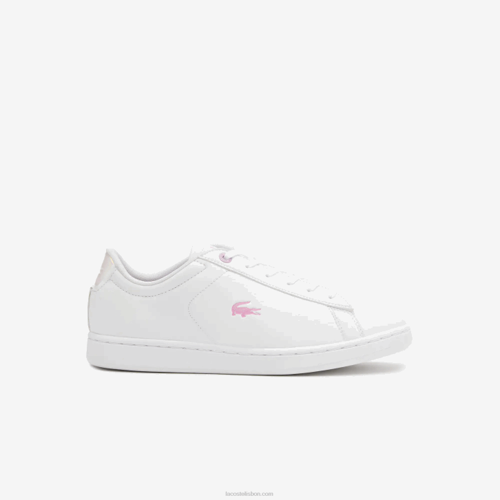 juniores Lacoste branco 21g tênis sintético carnaby 08D03316