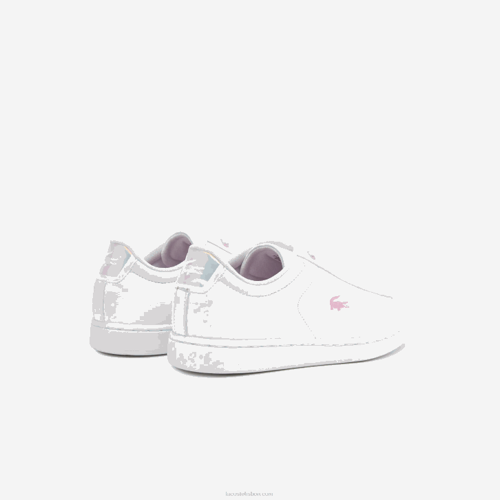 juniores Lacoste branco 21g tênis sintético carnaby 08D03316