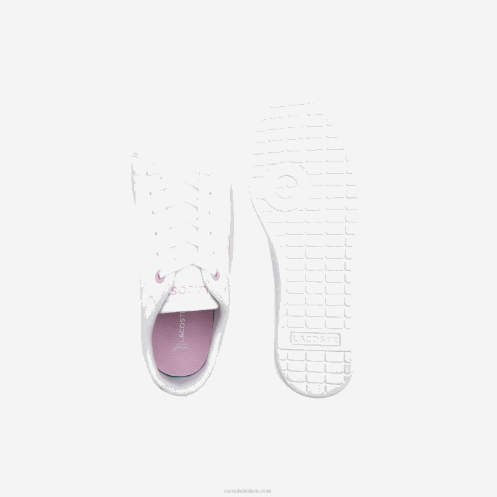 juniores Lacoste branco 21g tênis sintético carnaby 08D03316