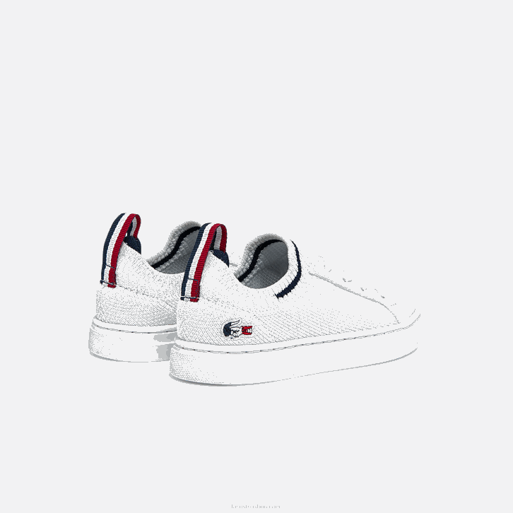 bebês Lacoste branco/marinho e vermelho 407 tênis la piquee textil tricolor 08D02994