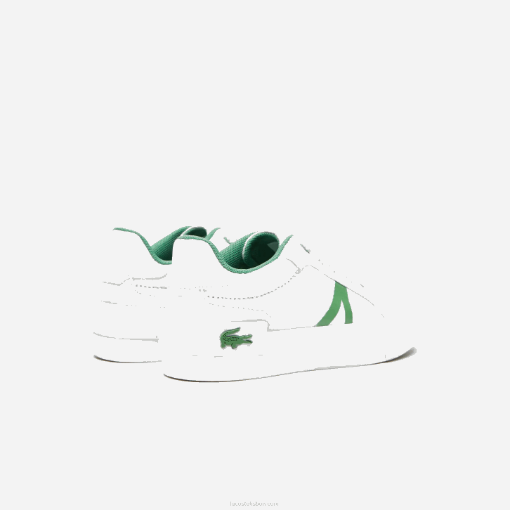 bebês Lacoste branco/verde 082 l004 sapatilhas têxteis 08D02933