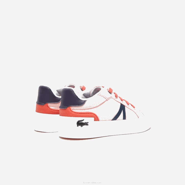 bebês Lacoste rosa marinho s1n l004 sapatilhas têxteis 08D02932