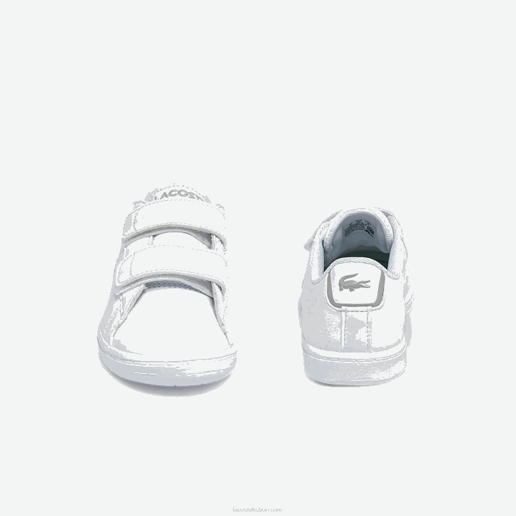 bebês Lacoste branco 21g tênis sintético carnaby evo bl 08D02940