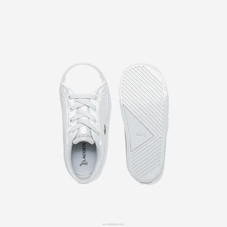 bebês Lacoste branco 21g tênis sintético lerond 08D02941