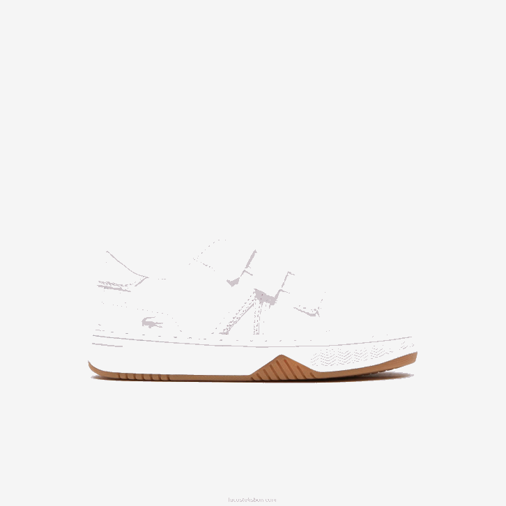 bebês Lacoste branco e rosa b53 tênis sintético l001 08D02977