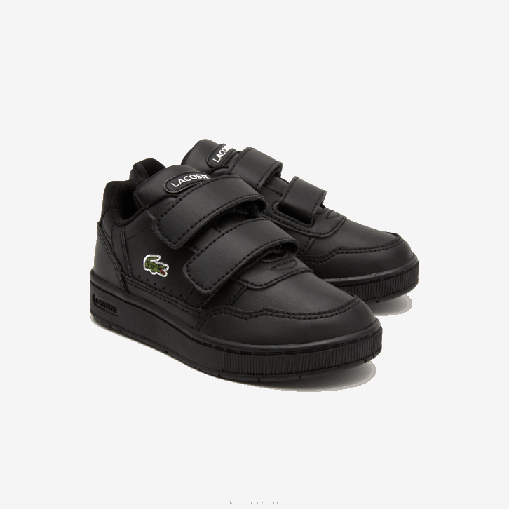 bebês Lacoste preto 02h Tênis sintético colorido pop com clipe em t 08D02934