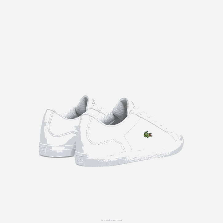 crianças Lacoste branco 21g tênis sintético lerond 08D03116
