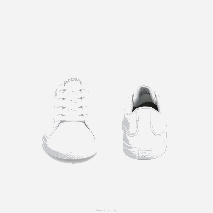 crianças Lacoste branco 21g tênis sintético lerond 08D03116