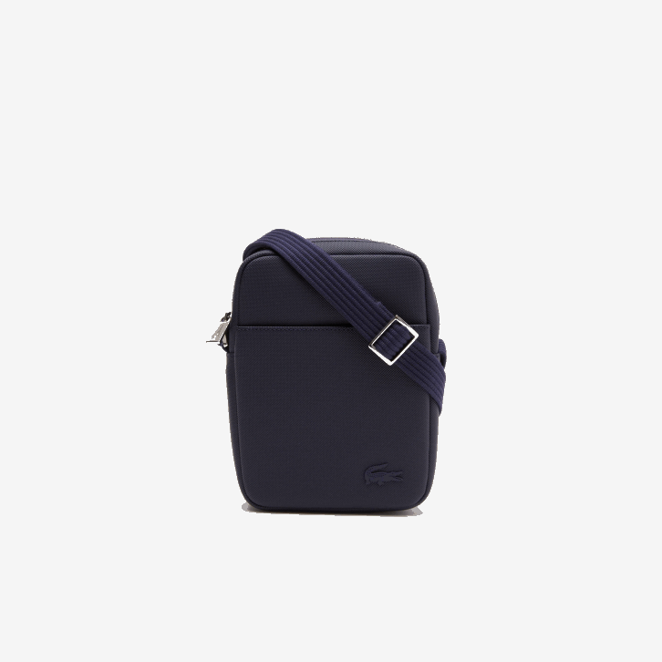 homens Lacoste 21 clássica bolsa petit pique vertical com zíper 08D02024