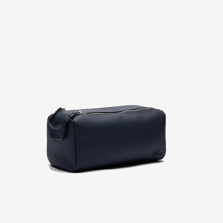 homens Lacoste 21 clássico kit de higiene petit pique com zíper duplo 08D02054