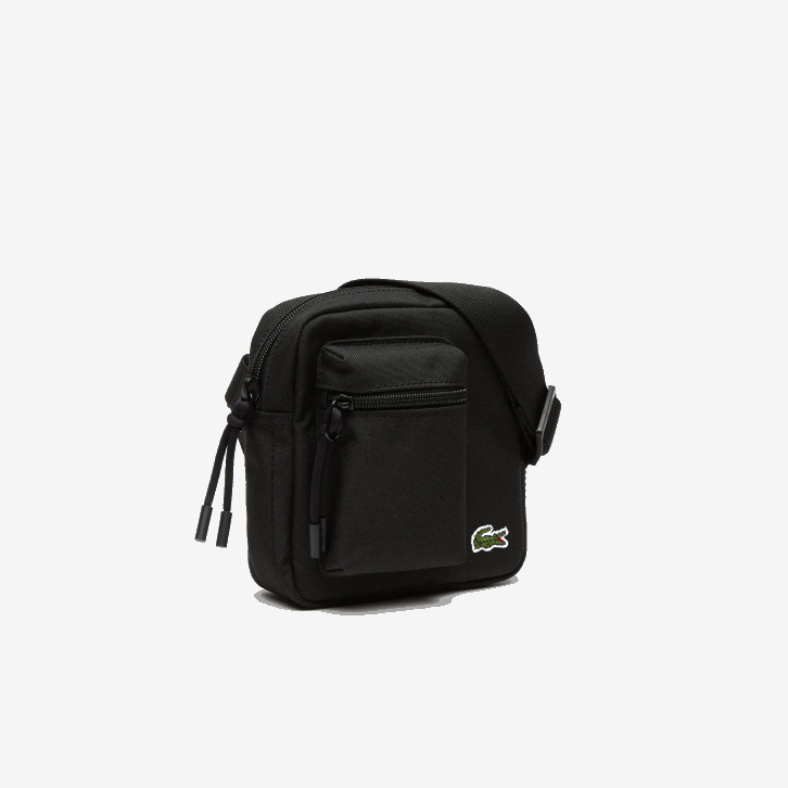 homens Lacoste 991 saco de câmera com zíper de ombro ajustável 08D02091