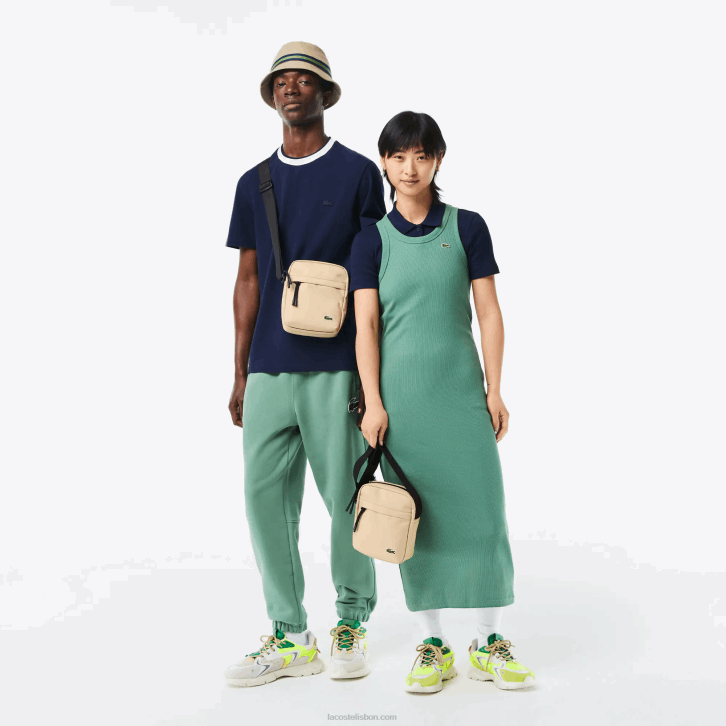 homens Lacoste brindille l37 bolsa cruzada com zíper 08D01979