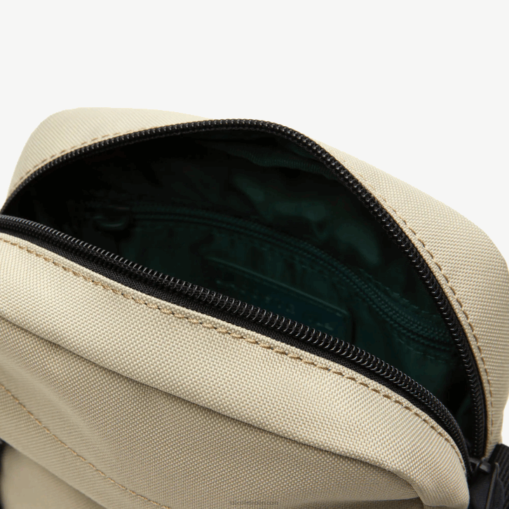 homens Lacoste brindille l37 bolsa cruzada com zíper 08D01979