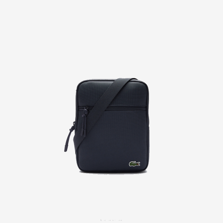homens Lacoste eclipse b88 lcst bolsa cruzada petit pique com zíper médio 08D02012