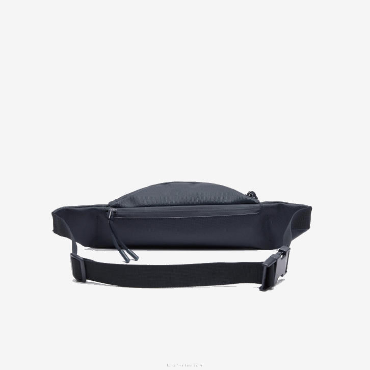homens Lacoste eclipse b88 pochete com zíper em lona revestida lcst 08D02066
