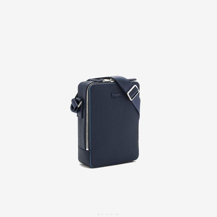 homens Lacoste fuzileiro naval 166 argentino k39 bolsa para câmera vertical em couro chantaco com costura fosca 08D02026