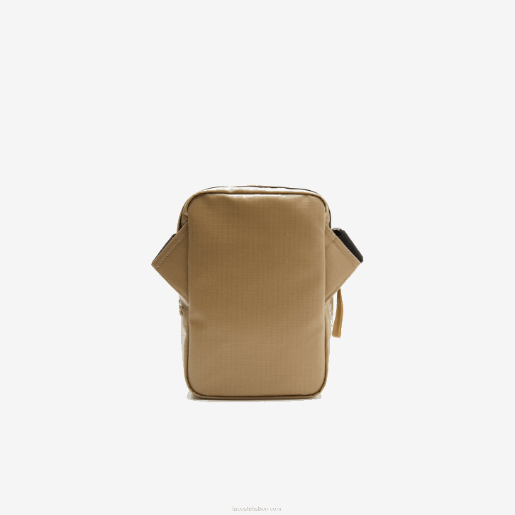 homens Lacoste leão noir m21 bolsa com detalhe em contraste com zíper 08D01962