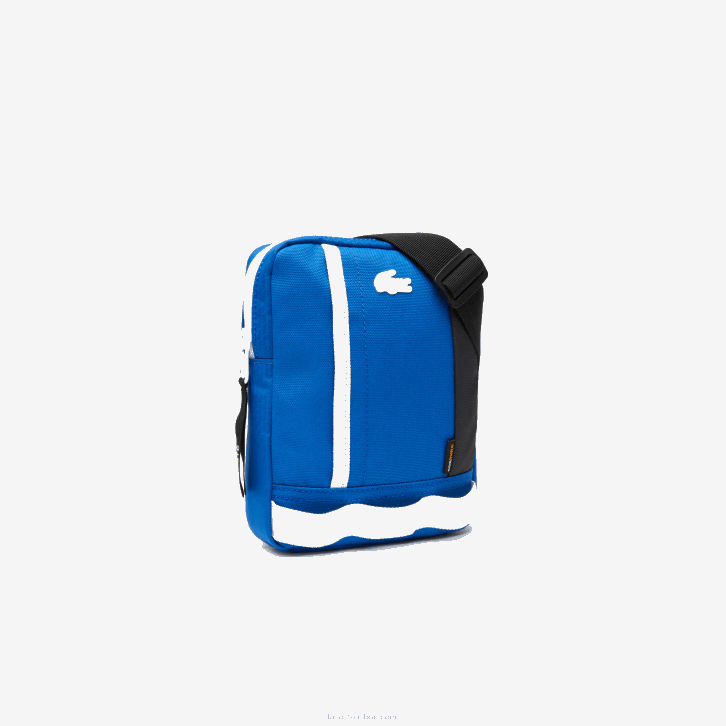 homens Lacoste marina noir farine k97 bolsa transversal color block com alça contrastante 08D02103
