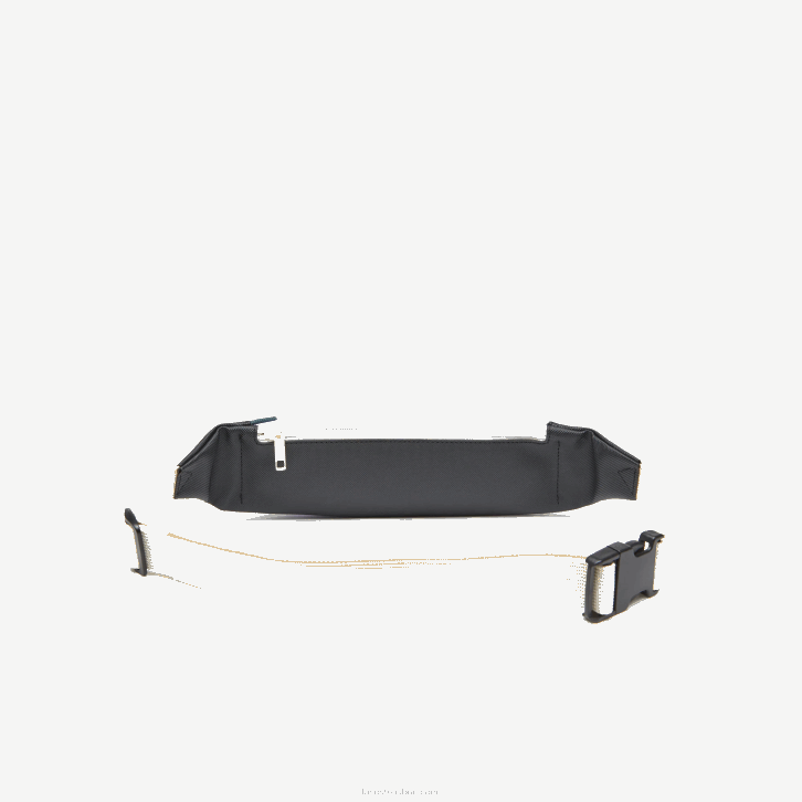 homens Lacoste noir laponie plumagem cyna l19 bolsa de cintura com efeito patchwork 08D02061