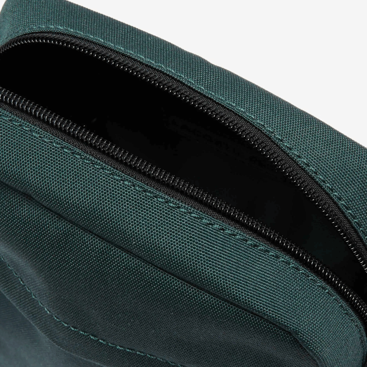 homens Lacoste plumagem noir g81 bolsa multiuso vertical em lona neocroc 08D02119