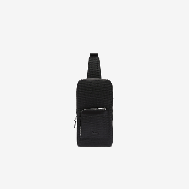 homens Lacoste preto 000 bolsa de couro chantaco confortável 08D02014