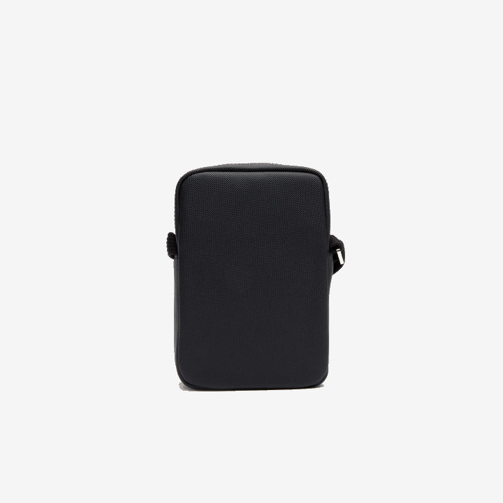 homens Lacoste preto 000 clássica bolsa petit pique vertical com zíper 08D02023